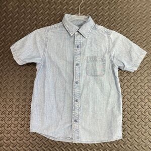 Oshkosh B'Gosh Denim Style Button Up Casual Wear‎ Shirt Boys Size 8